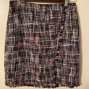 Loft tweed skirt